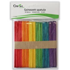 CreArt Spatula 114x10mm színes 50db/csom dekorációs kellék