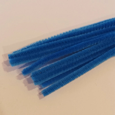 CreArt Zsenília drót 30 cm, 10 db/csomag királykék dekorációs kellék