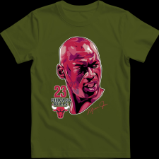 Createyou 23 JORDAN - Férfi - Sötétzöld - 2XL férfi póló