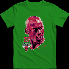 Createyou 23 JORDAN - Gyermek - Zöld - XL gyerek póló