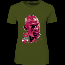 Createyou 23 JORDAN - Női - Sötétzöld - S női póló