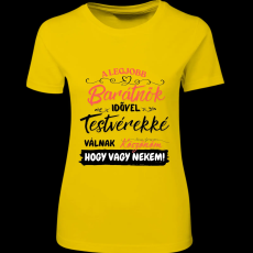 Createyou A Lbarátnők testvérekké válnak - Női - Sárga - M