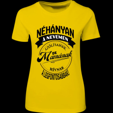 Createyou A legfontosabbak mamának hívnak - Női - Sárga - L