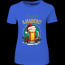 Createyou A legjobb ajándék! - Női - Királykék - 2XL