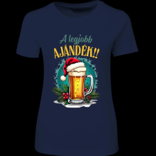 Createyou A legjobb ajándék! - Női - Sötétkék - 2XL női póló