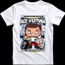 Createyou Ace Ventura - Férfi - Fehér - M férfi póló