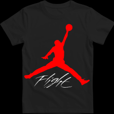 Createyou Air Jordan logo - Férfi - Fekete - 2XL férfi póló