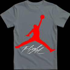 Createyou Air Jordan logo - Férfi - Szürke - L