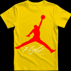 Createyou Air Jordan logo - Gyermek - Sárga - XL