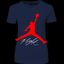 Createyou Air Jordan logo - Női - Sötétkék - 2XL női póló