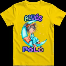 Createyou Alvós póló - Gyermek , Sárga , XS