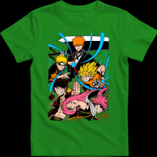 Createyou Anime legendák - Férfi - Zöld - 2XL