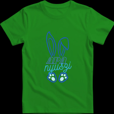 Createyou Apa nyuszi - Férfi , Zöld , 3XL férfi póló