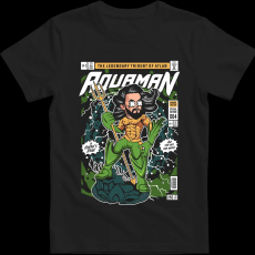 Createyou Aquaman - Gyermek - Fekete - L