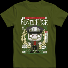 Createyou Beetlejuice - Férfi - Sötétzöld - M férfi póló