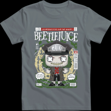 Createyou Beetlejuice - Gyermek - Szürke - L gyerek póló