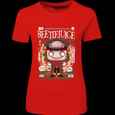 Createyou Beetlejuice - Női - Piros - 2XL női póló