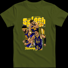 Createyou Best of Golden State.. - Férfi - Sötétzöld - S férfi póló