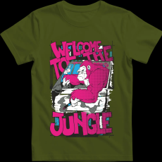 Createyou Betondzsungel - Férfi - Sötétzöld - 3XL