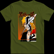 Createyou BLEACH - Férfi - Sötétzöld - S férfi póló