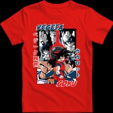 Createyou Bleach Zaraki Bankai - Gyermek - Piros - L gyerek póló