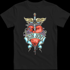 Createyou Bon Jovi - Férfi - Fekete - XL