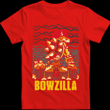 Createyou Bowzilla - Férfi - Piros - 3XL férfi póló