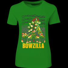 Createyou Bowzilla - Női - Zöld - L női póló