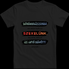 Createyou Bújócskázzunk...ajtó mögött lesz - Férfi - Fekete - 3XL férfi póló