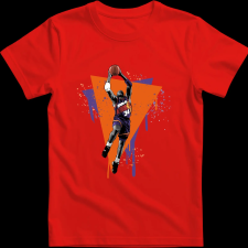 Createyou Charles Barkley dunk - Férfi - Piros - S férfi póló