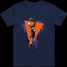 Createyou Charles Barkley dunk - Gyermek - Sötétkék - XS gyerek póló