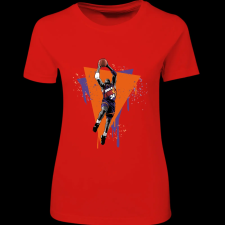 Createyou Charles Barkley dunk - Női - Piros - XL női póló
