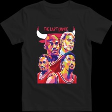 Createyou CHICAGO BULLS (The Last Dance) - Férfi - Fekete - M férfi póló