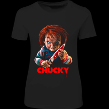 Createyou Chucky 4 - Női - Fekete - L női póló