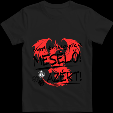 Createyou D&D Mert én vagyok a mesélő - Férfi - Fekete - XL férfi póló