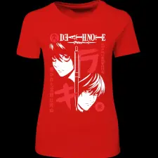Createyou DEATH NOTE 3 - Női - Piros - S női póló