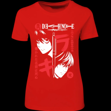 Createyou DEATH NOTE 3 - Női - Piros - XL női póló