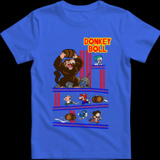 Createyou Donkey Ball - Férfi - Királykék - 3XL férfi póló