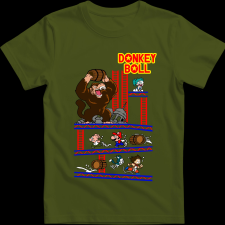 Createyou Donkey Ball - Férfi - Sötétzöld - 2XL férfi póló