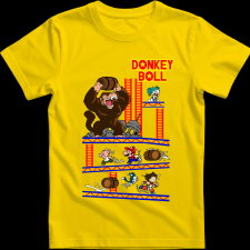 Createyou Donkey Ball - Gyermek - Sárga - L gyerek póló