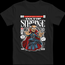 Createyou Dr Strange - Férfi - Fekete - 2XL férfi póló