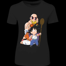 Createyou DRAGON BALL 1 - Női - Fekete - S női póló