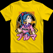 Createyou Dragon Ball Bulma 2 - Gyermek - Sárga - S gyerek póló