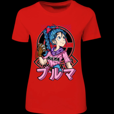 Createyou Dragon Ball Bulma 2 - Női - Piros - S