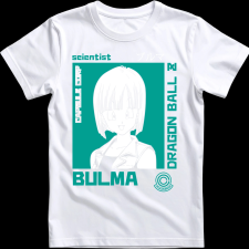 Createyou Dragon Ball Bulma - Férfi - Fehér - 2XL férfi póló