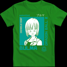 Createyou Dragon Ball Bulma - Férfi - Zöld - 3XL férfi póló