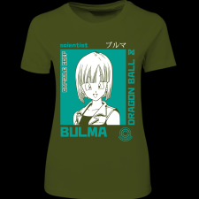 Createyou Dragon Ball Bulma - Női - Sötétzöld - S női póló