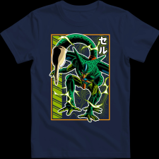 Createyou Dragon Ball Cell - Férfi - Sötétkék - 2XL férfi póló