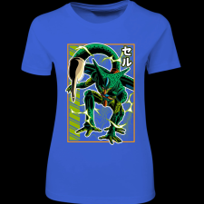 Createyou Dragon Ball Cell - Női - Királykék - XL női póló