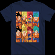 Createyou DRAGON BALL - Férfi - Sötétkék - 3XL férfi póló